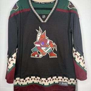 Phoenix Coyotes NHL Jersey Kachina Black Home Fanatics Womens Size XL NEW NWT